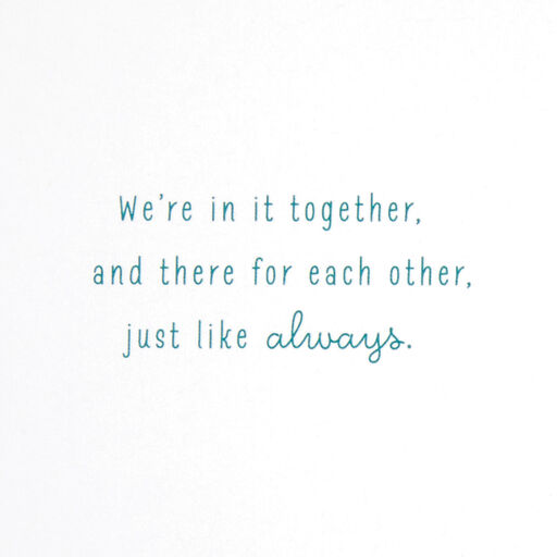 We're There for Each Other Mother's Day Card for Sister, 