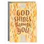 God Shines Through You Religious Clergy Appreciation Card, , large image number 1