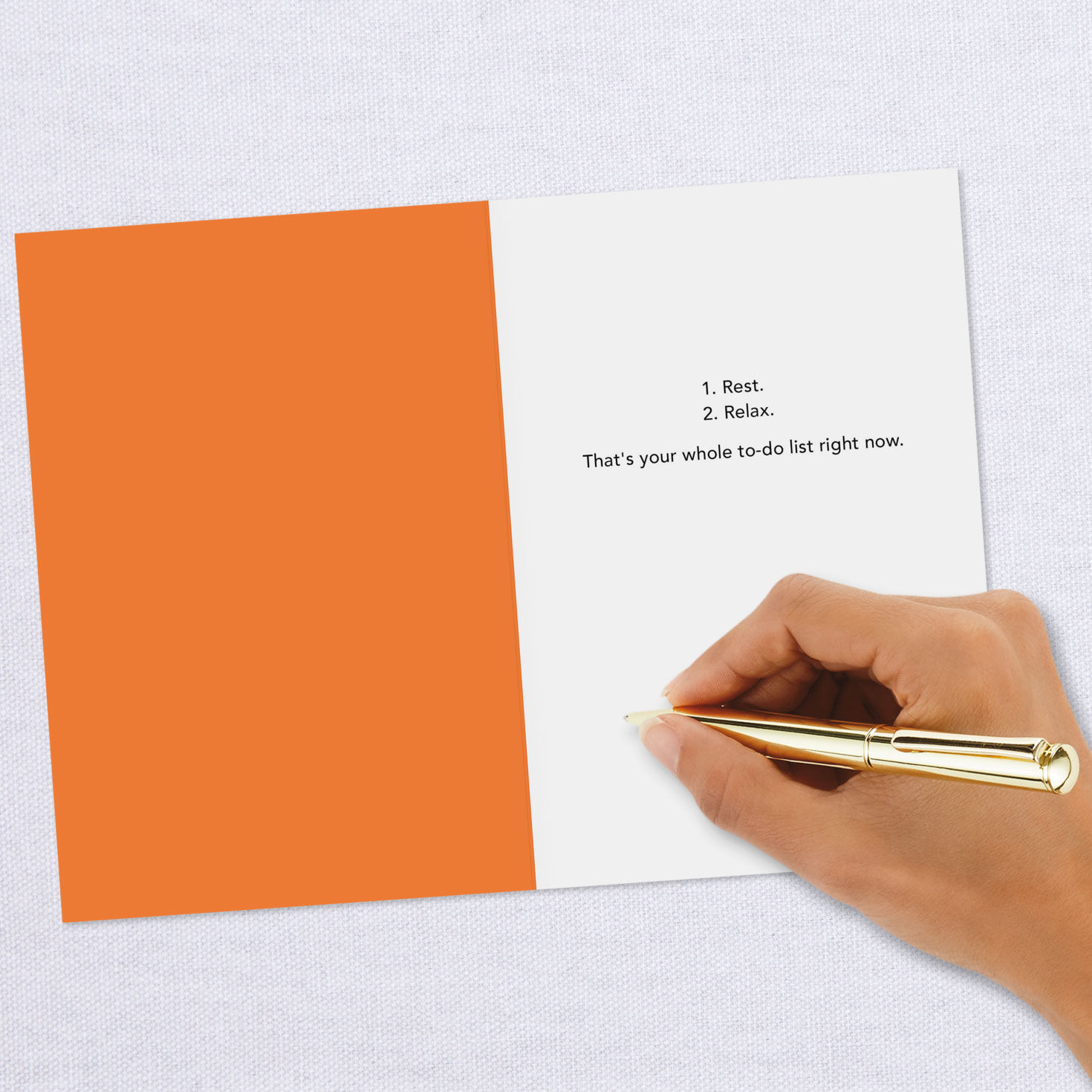 Kitten With To-Do List Get Well Card, , large image number 6