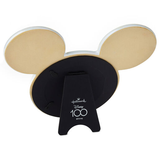 Disney 100 Years of Wonder Mickey Ears Ceramic Picture Frame, 4x4, 