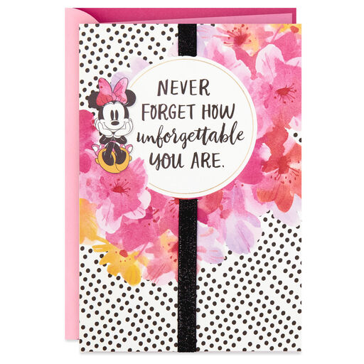 Disney Minnie Mouse Unforgettable You Birthday Card for Daughter, 
