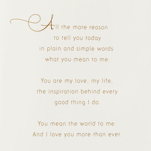 I'm Such a Lucky Guy Anniversary Card for Wife, 
