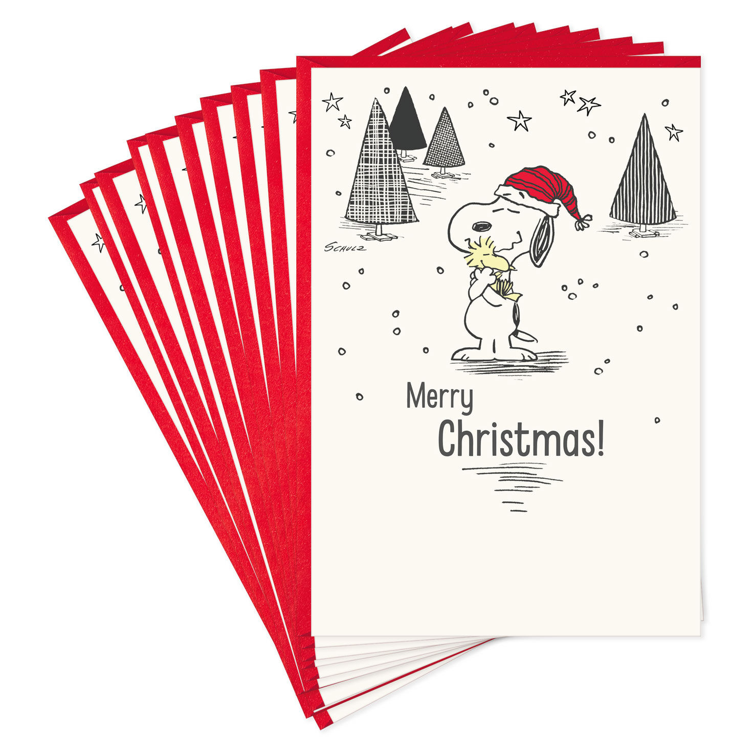 Peanuts® Holiday Hugs Christmas Cards, Pack of 10