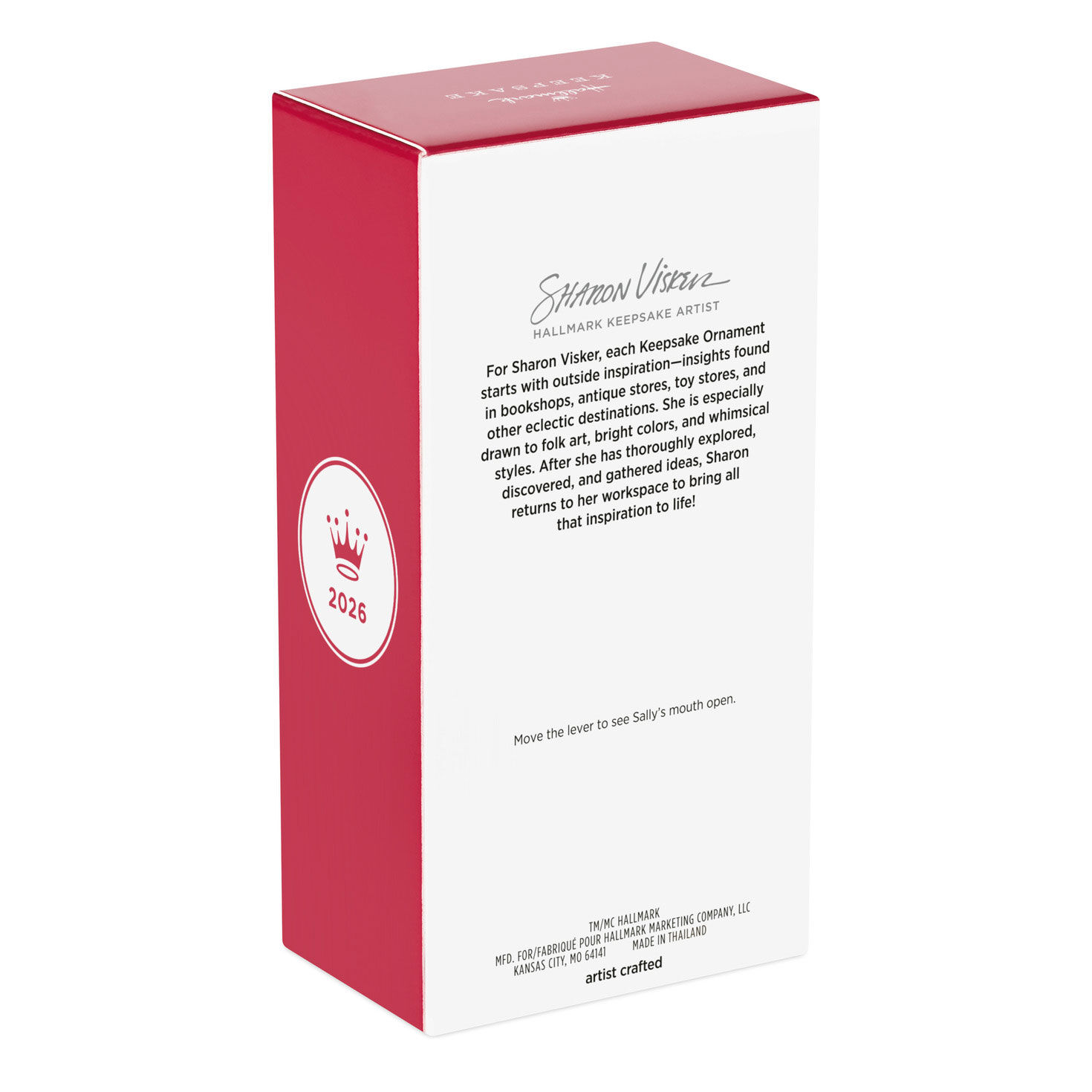 Sally Nutcracker Keepsake Ornament Package Back image number 8