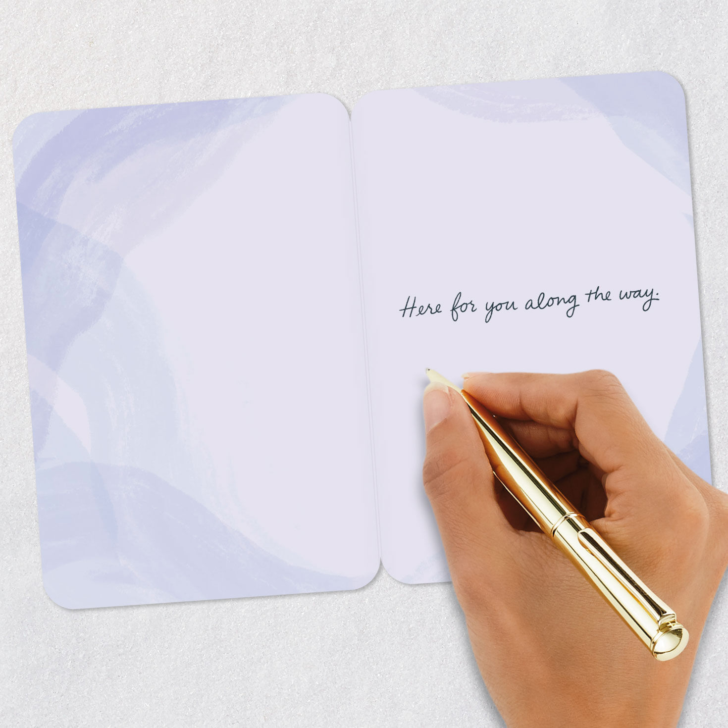 Bird With Flower Infertility Support Encouragement Card Signing card image number 6