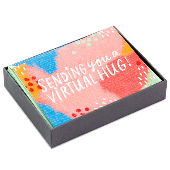 Sending a Virtual Hug Blank Note Cards, Box of 10, , large image number 1