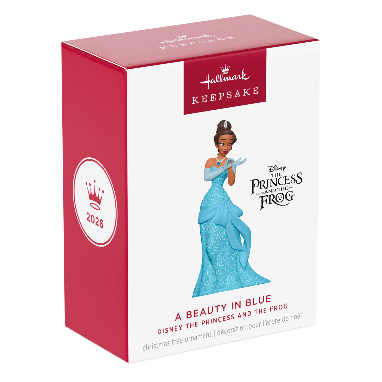 Disney Princess Tiana in Blue Keepsake Ornament Package Front image number 7