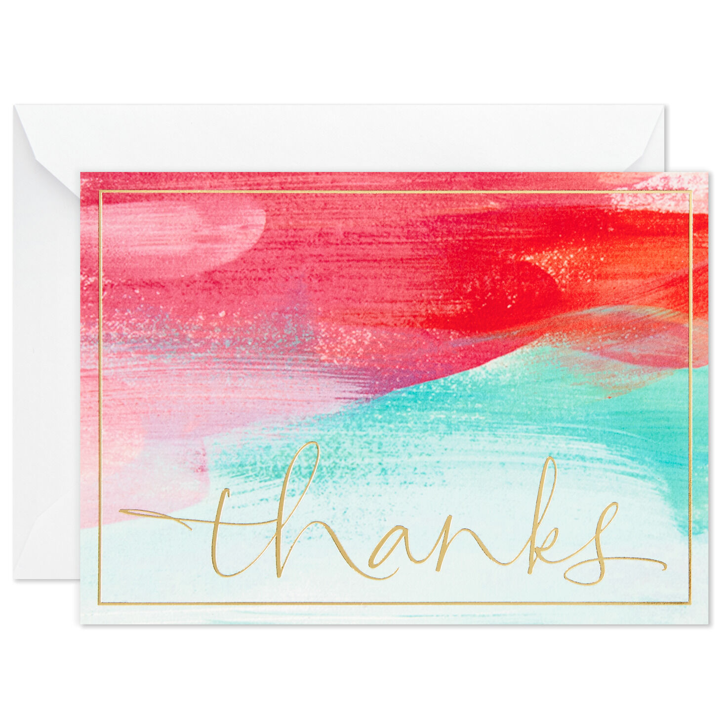 Sunset Swash Blank ThankYou Notes, Pack of 10 Note Cards