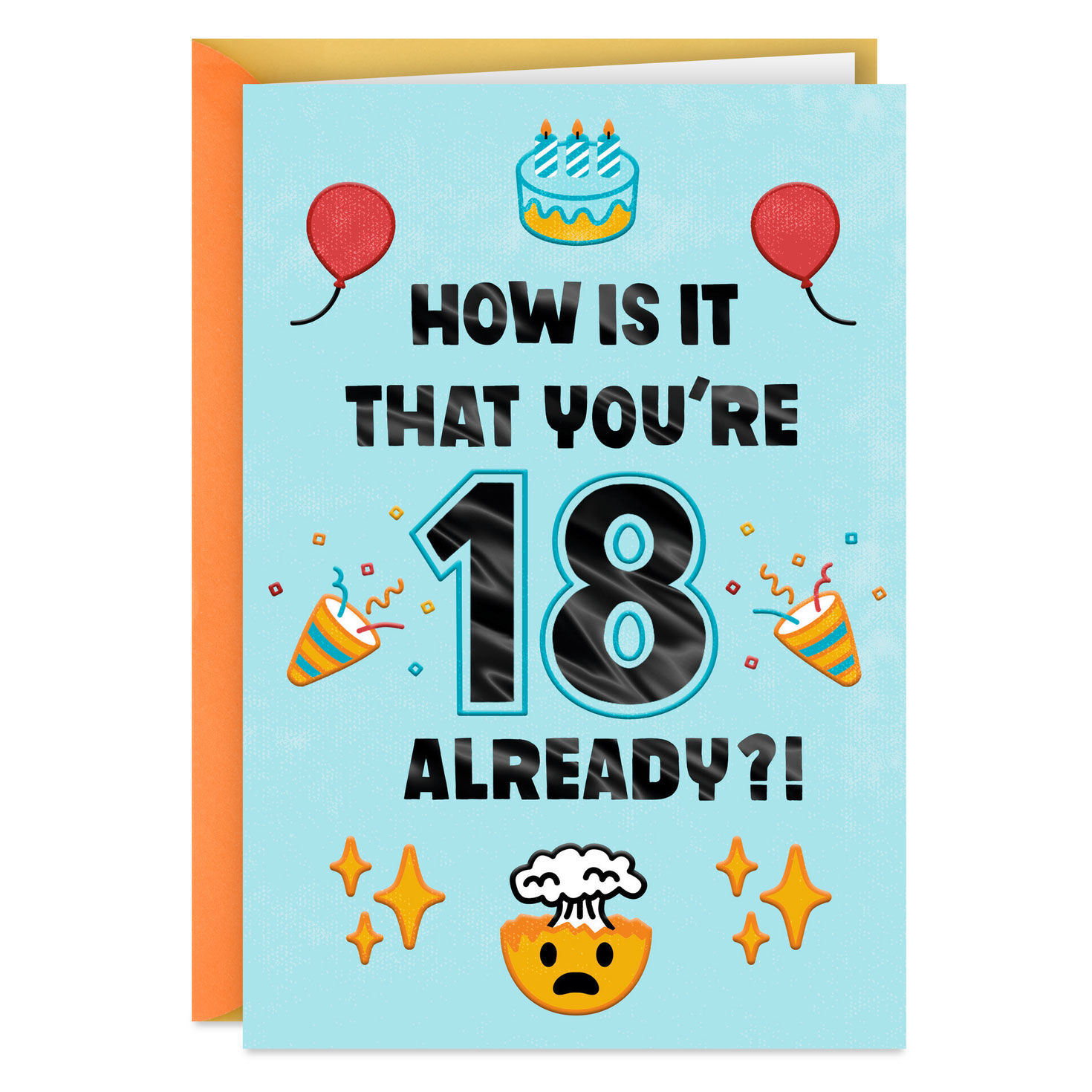 18 Already Mind Blown 18th Birthday Card