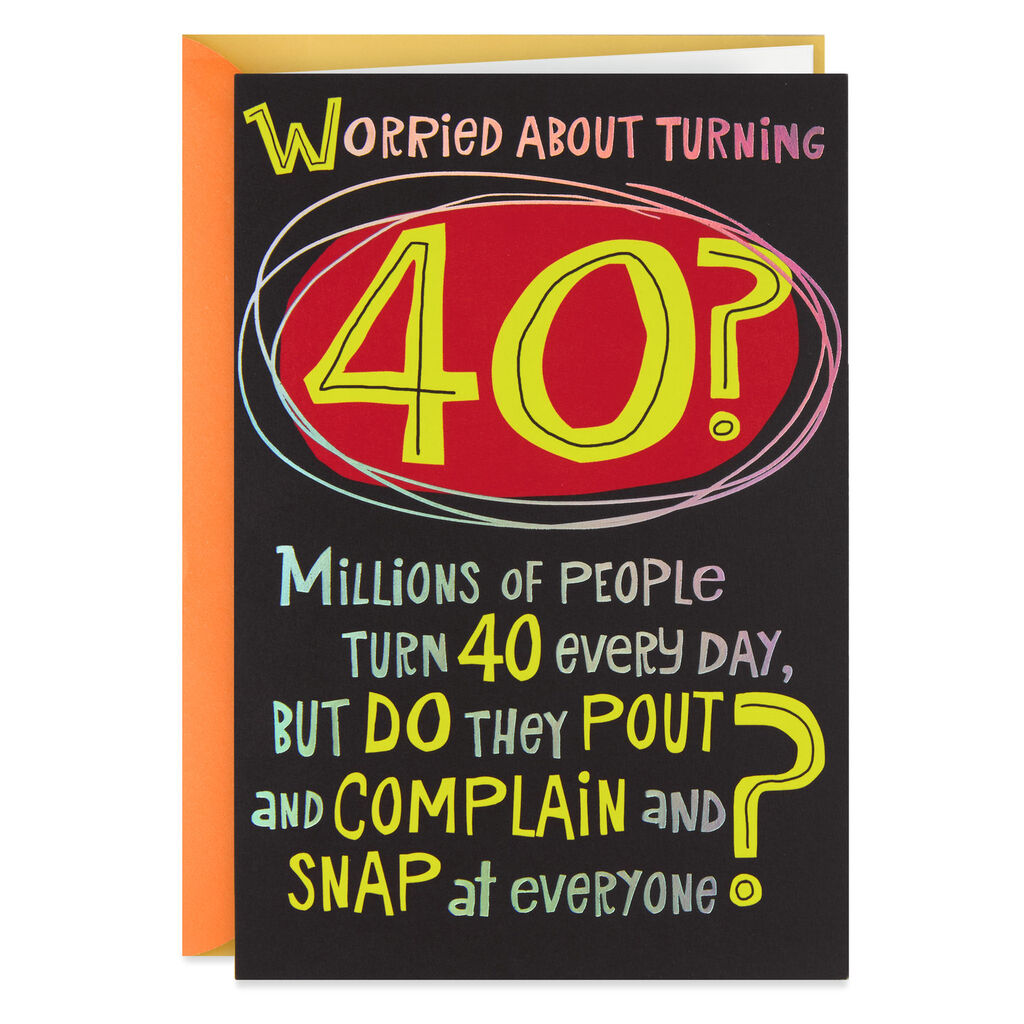 What Old People Do Funny Pop Up 40th Birthday Card Greeting