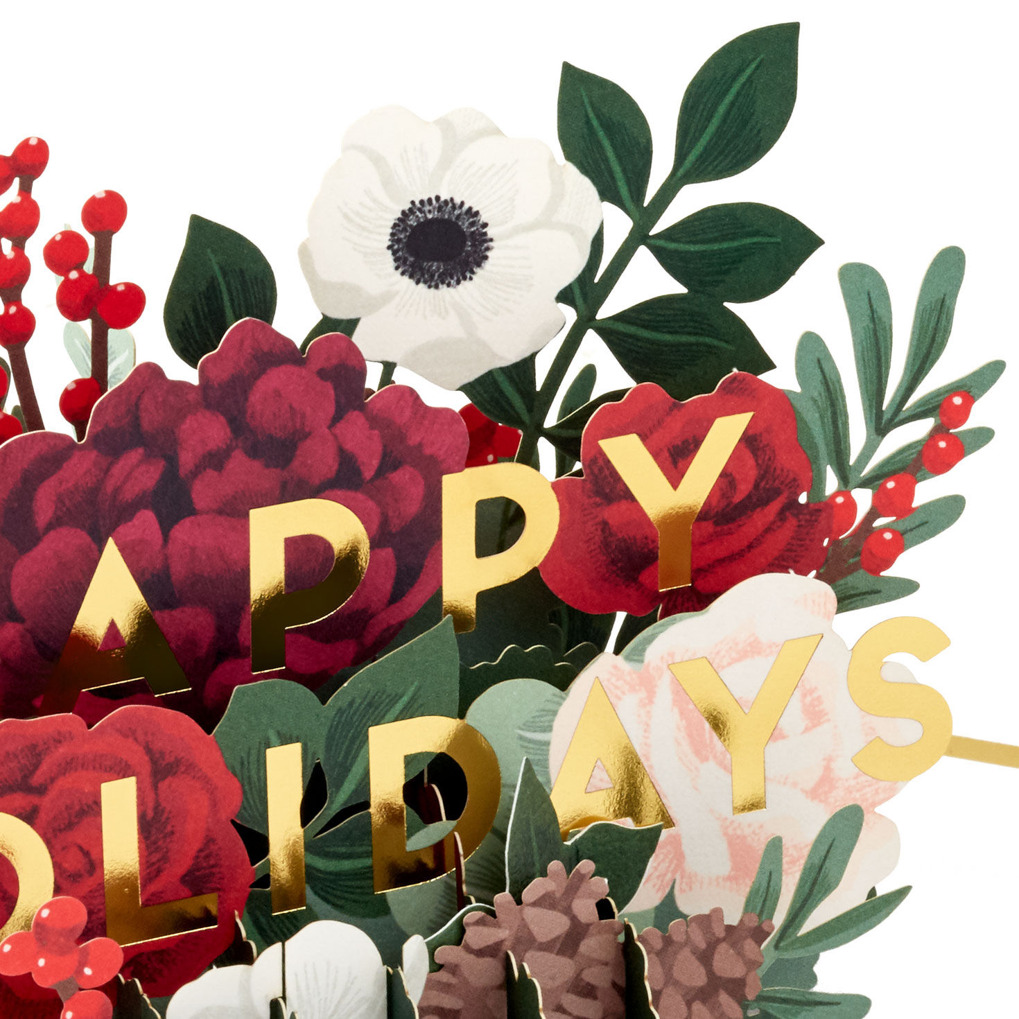 All the Joy Flower Bouquet 3D Pop-Up Holiday Card, , large image number 5