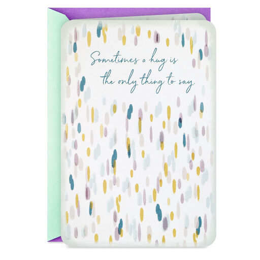 Sending a Hug Blank Support Card, 