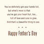 Your Heart Is Full of Love Father's Day Card for Son, , large image number 3