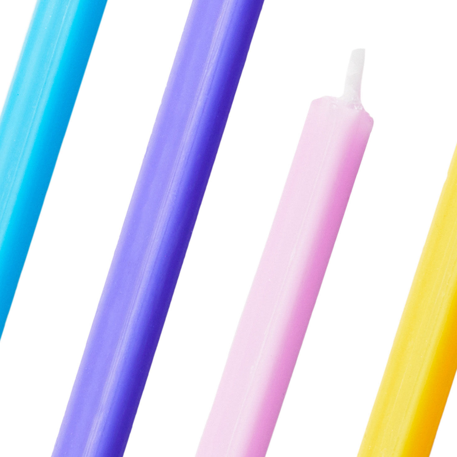 Colorful Triangular Party Candles, Pack of 6, , large image number 4