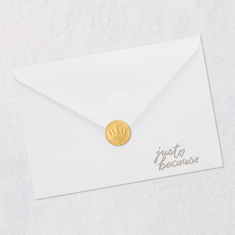 Pink Roses Love Card Envelope Back with Seal image number 7