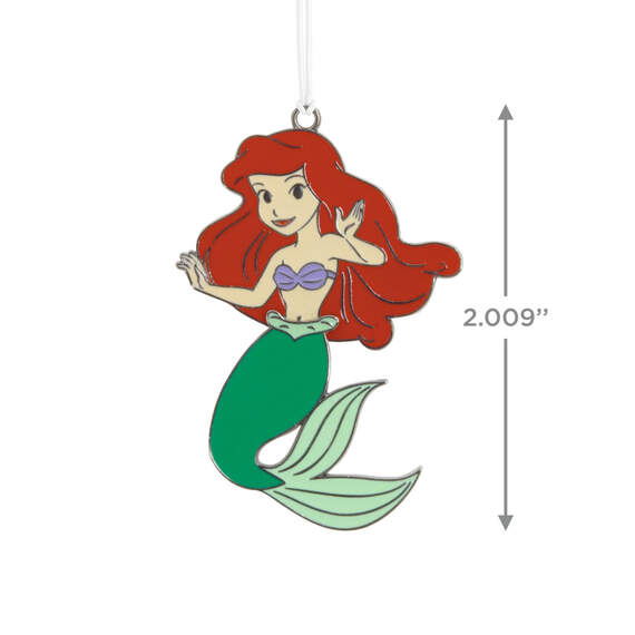 Disney The Little Mermaid Ariel Moving Metal Hallmark Ornament, , large image number 3
