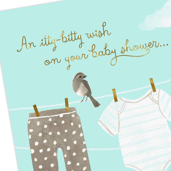 An Itty-Bitty Wish Baby Shower Card, , large image number 4