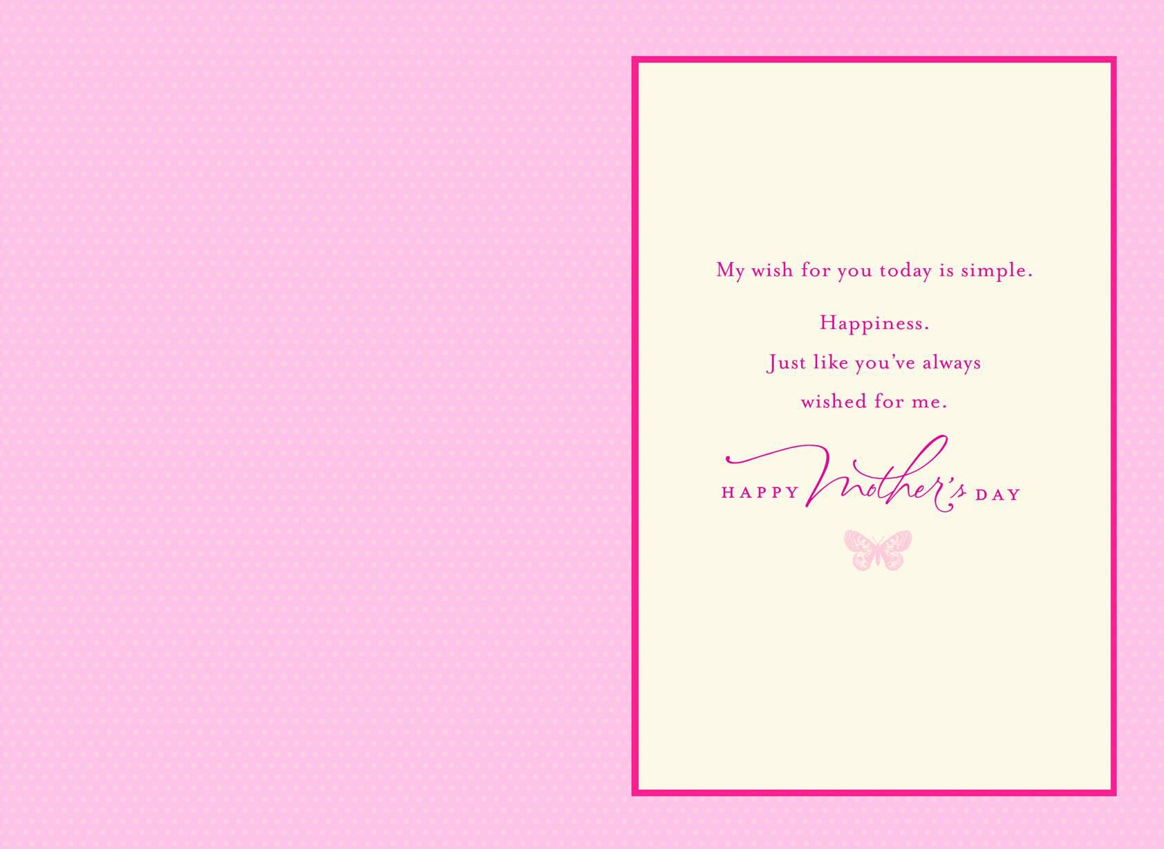 A Simple Wish Mother's Day Card