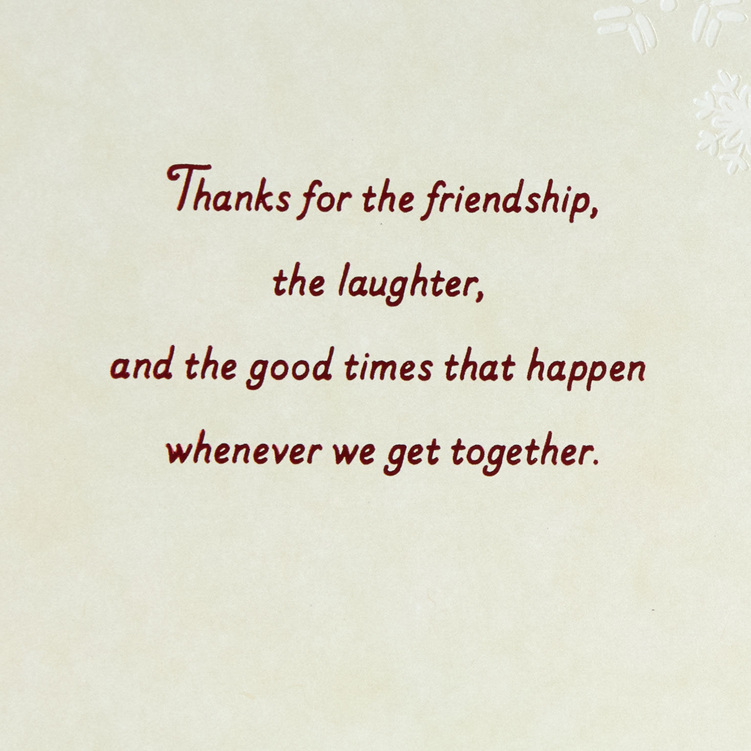 Friendship, Laughter and Good Times Christmas Card for Sister and Brother-in-Law for only USD 4.59 | Hallmark