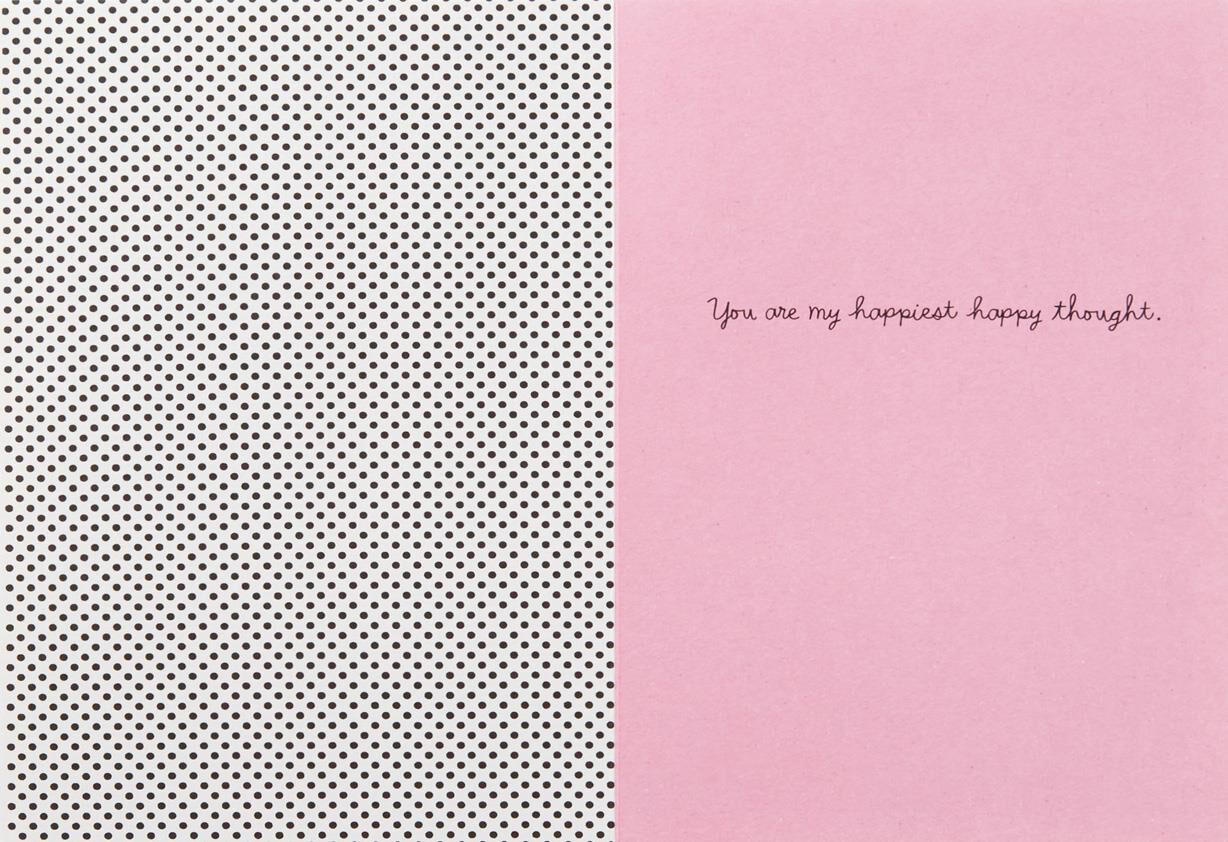Happiest Happy Thought Flamingos Thinking of You Card