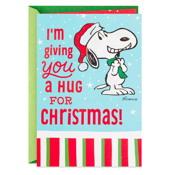 Peanuts® Snoopy Hug Pop-Up Christmas Card, , large image number 1