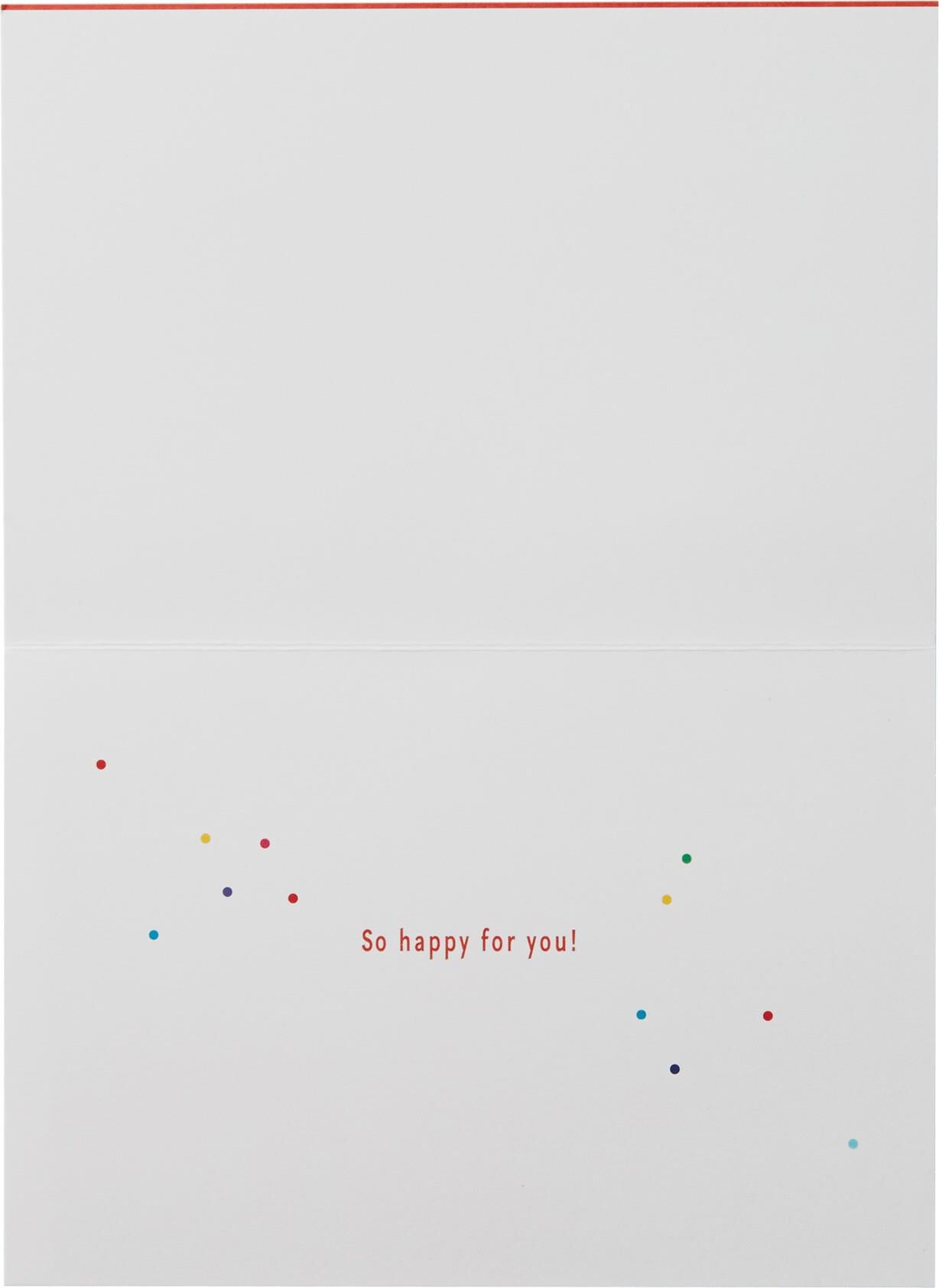 Rainbow Candied Congratulations Card