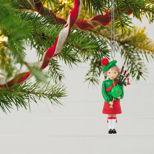 Twelve Days of Christmas Eleven Pipers Piping Ornament, 