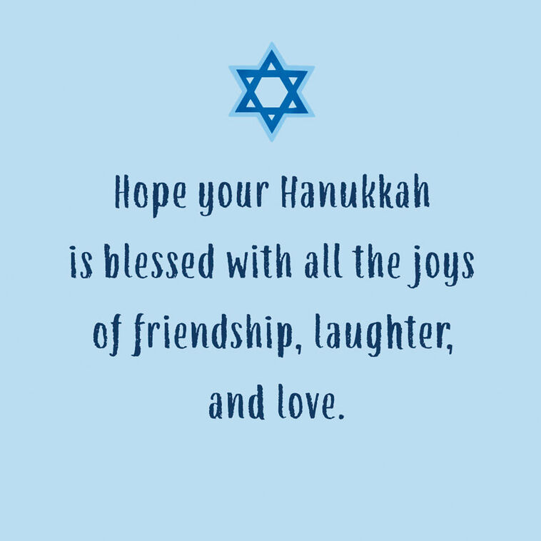 Happy Festival of Lights Icons 99-cent Hanukkah Card Sentiment image number 2