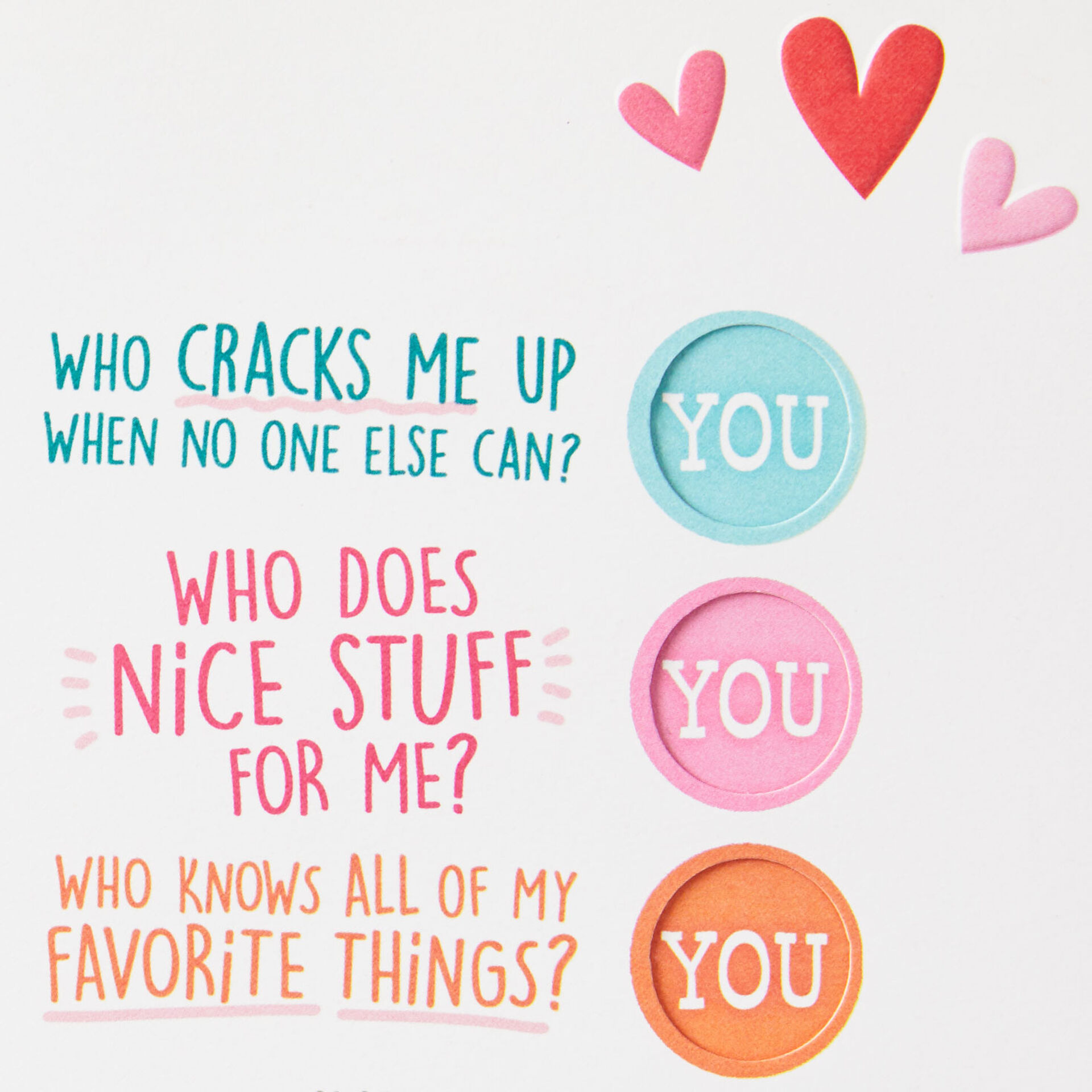 You're the One for Me Quiz Funny Valentine's Day Card Greeting Cards