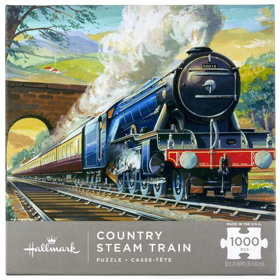 Country Steam Train 1,000-Piece Puzzle, , large image number 1