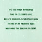 Snowmen Christmas Card for Sister and Brother-in-Law Sentiment image number 2