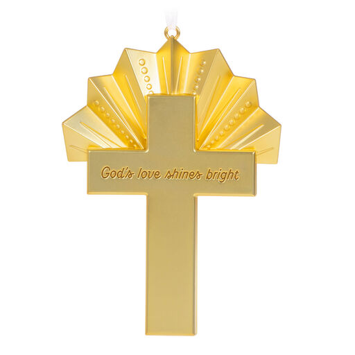 God's Love Shines Bright Metal Ornament, 