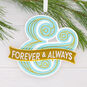 Ampersand Christmas Ornament hanging on tree image number 2