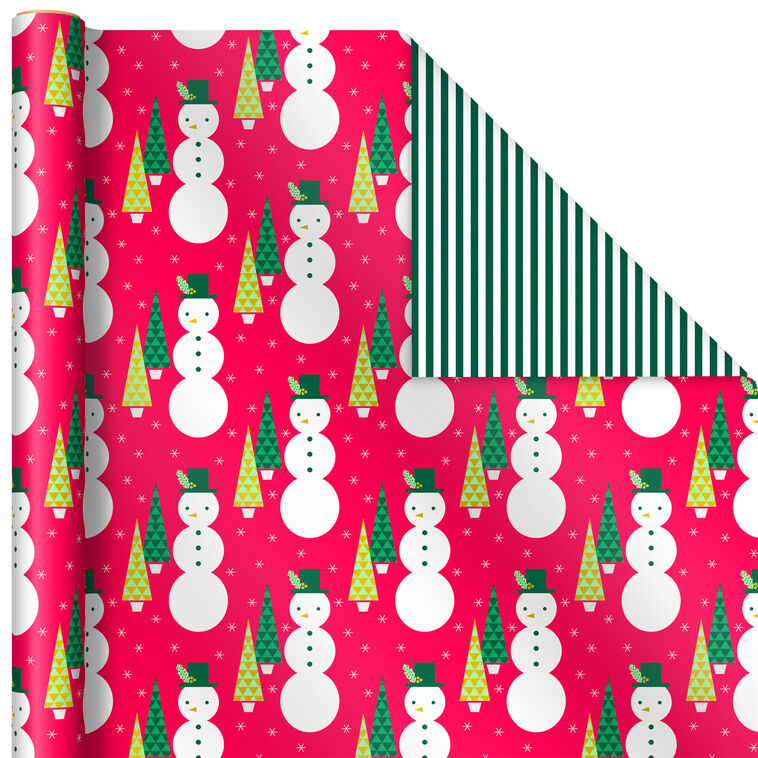 Mod Holiday Assorted Reversible Wrapping Paper  image number 5