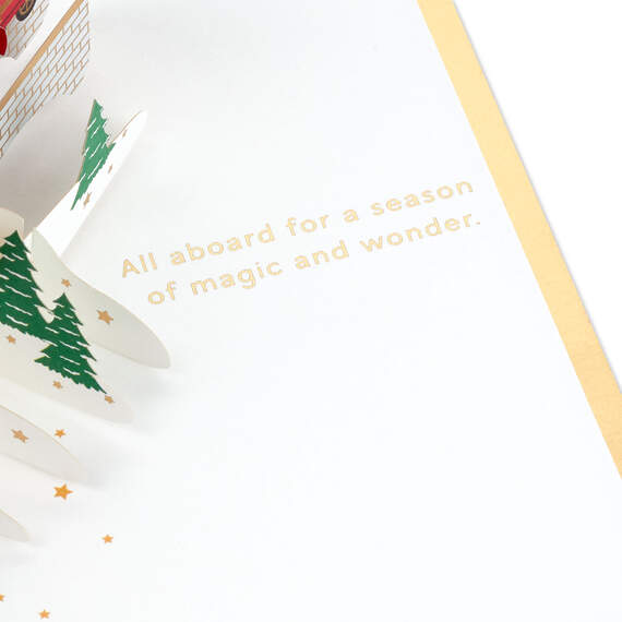 Harry Potter™ Hogwarts™ Express 3D Pop-Up Christmas Card, , large image number 3