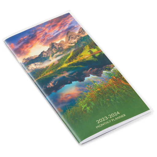 Beautiful Mountains Monthly Calendar Planner, 2023-2024, 