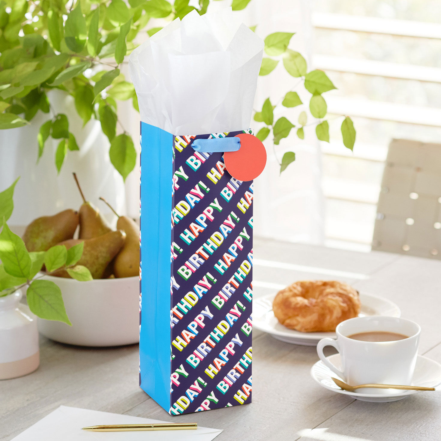13" Happy Birthday Wishes Wine Gift Bag for only USD 3.49 | Hallmark