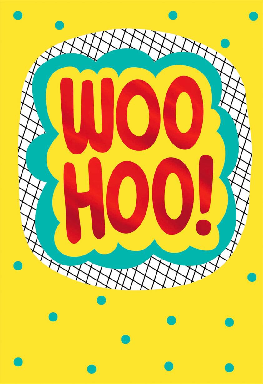 Woo-Hoo! Blank Congratulations Card