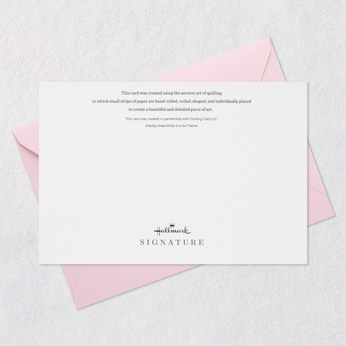 Quilled Paper Flowers Handmade Mother's Day Card for Mom Card Back with Envelope image number 7