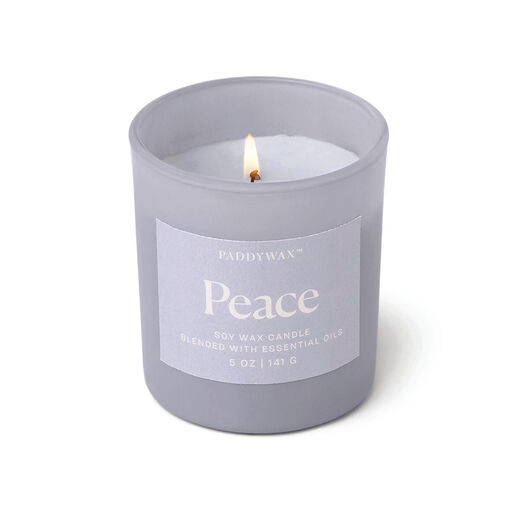 Paddywax "Peace" Glass Jar Candle, 5 oz., 