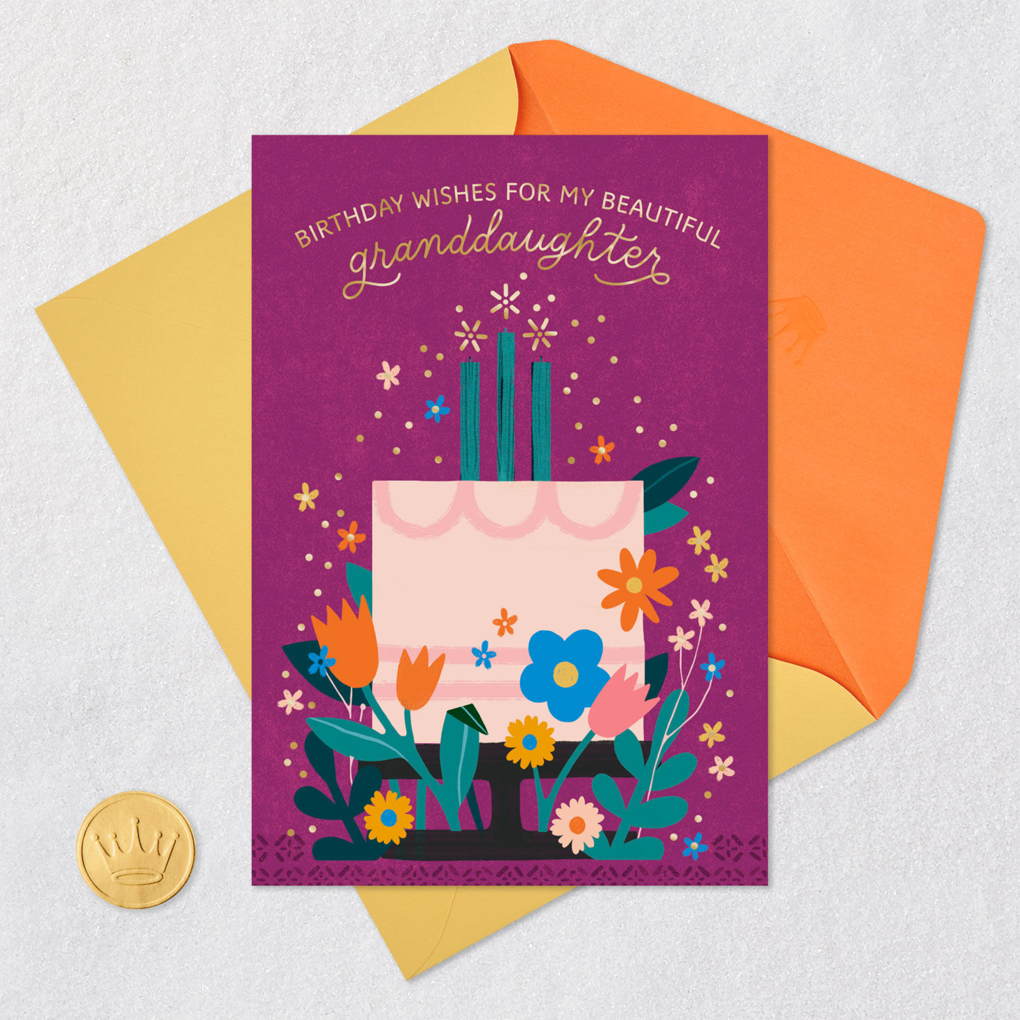 Wishes for You Birthday Card for Granddaughter for only USD 3.99 | Hallmark