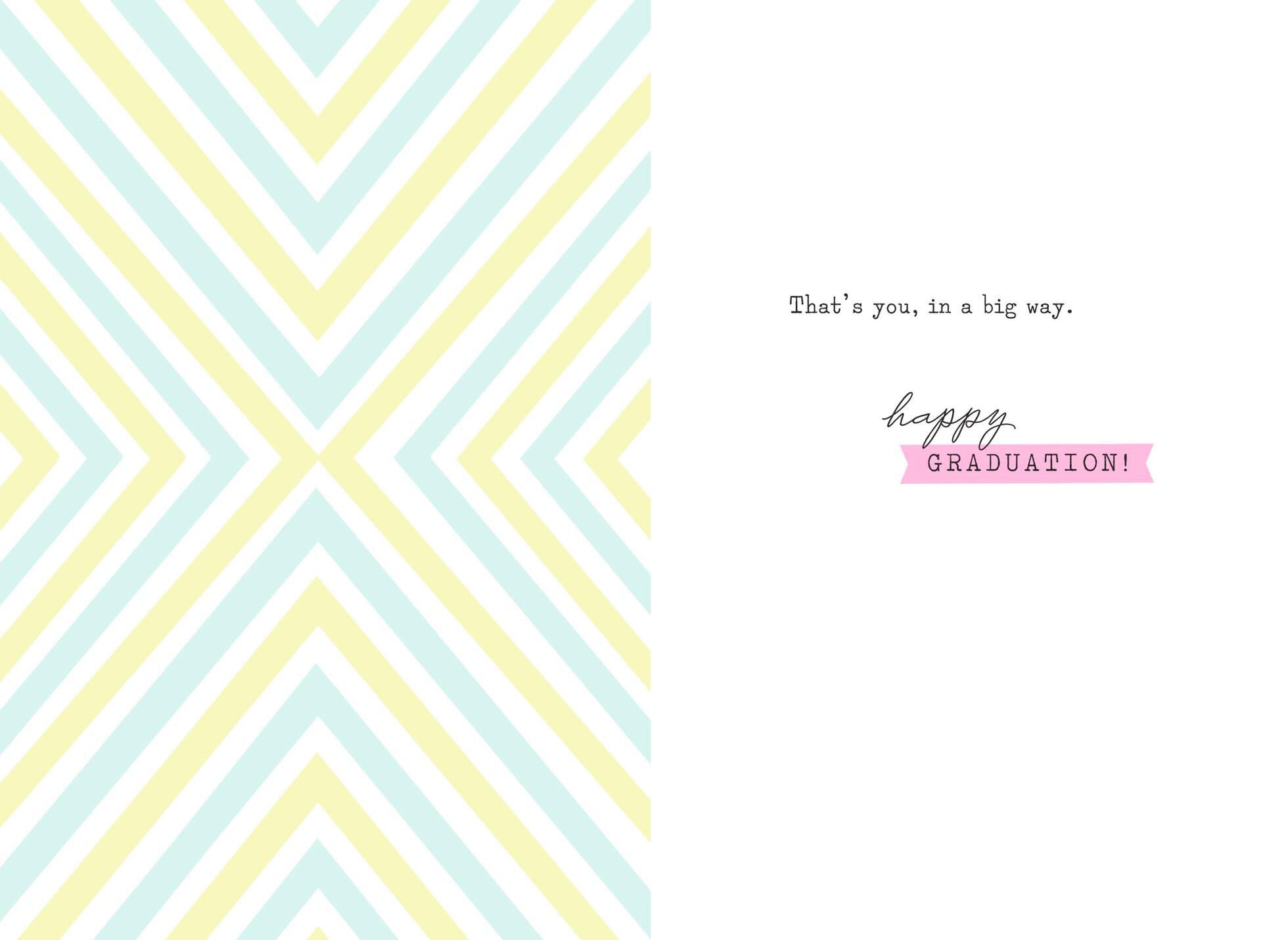 Big Ideas, Big Heart Granddaughter Graduation Card