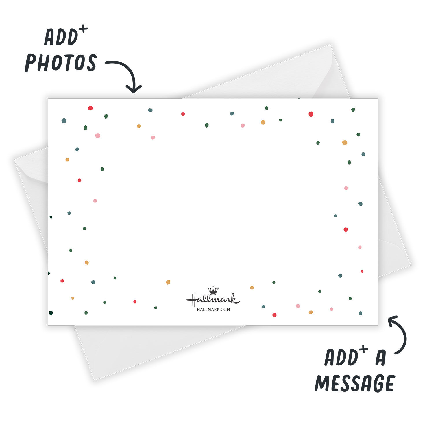 Simple and Colorful Letters Flat Holiday Photo Card, , large image number 2