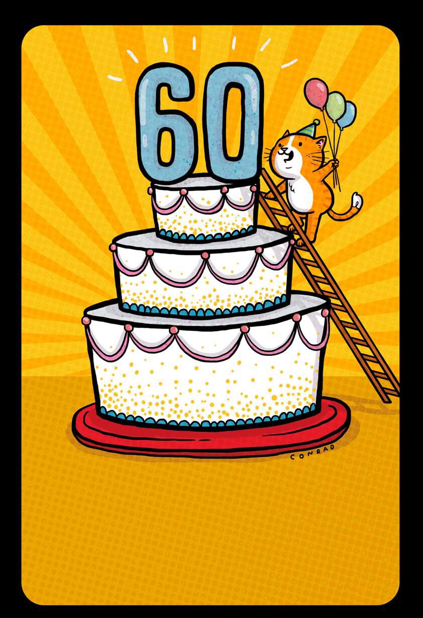 Getting Up There Funny 60th Birthday Card