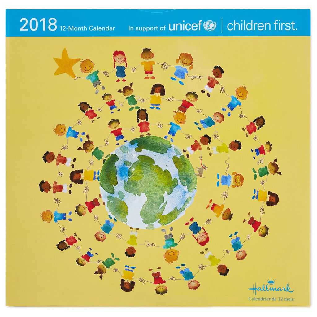 unicef 2018 wall calendar 12 month calendars hallmark