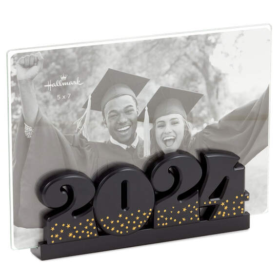 Sculpted 2024 Graduation Picture Frame, 5x7, , large image number 1