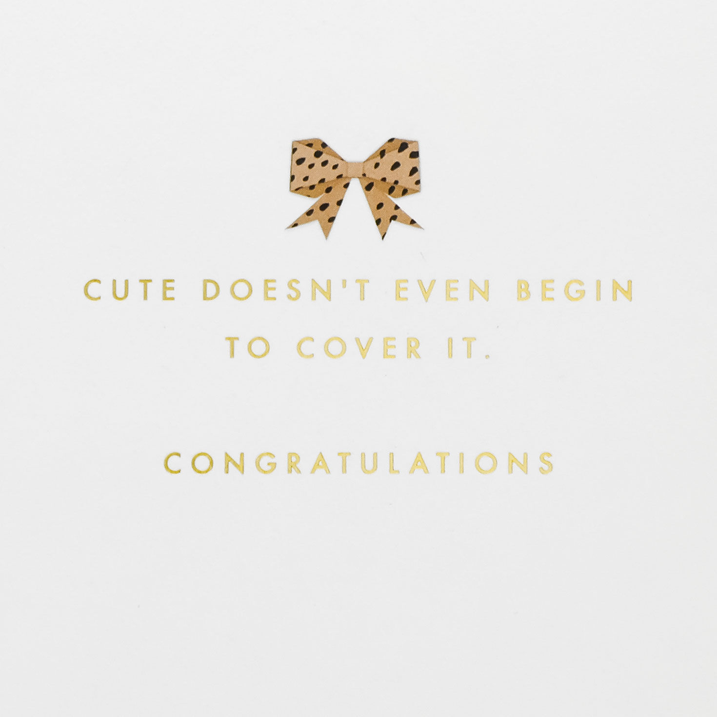 Pink and Striped Bows New Baby Congrats Card Sentiment image number 2