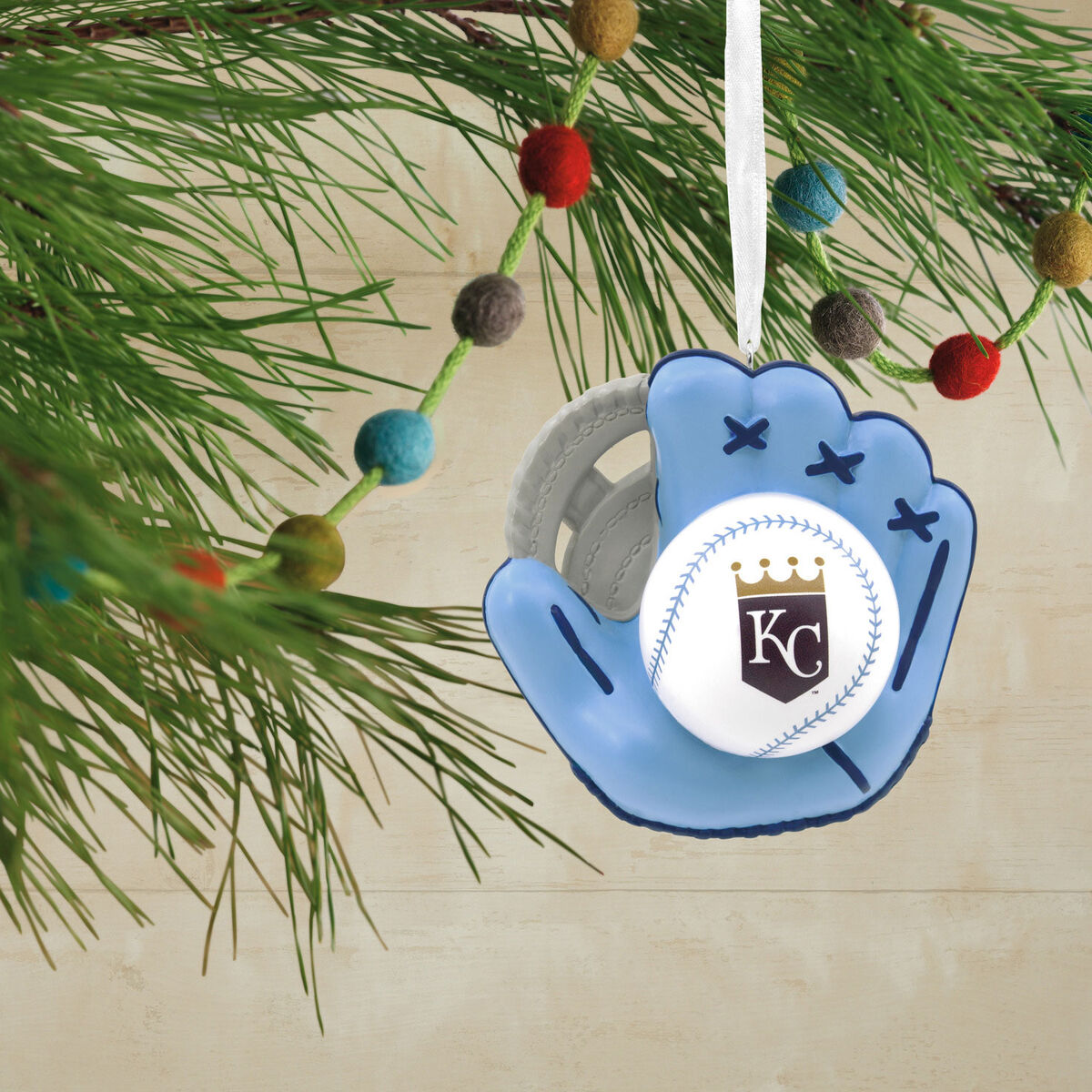 MLB Kansas City Royals™ Baseball Glove Hallmark Ornament Gift