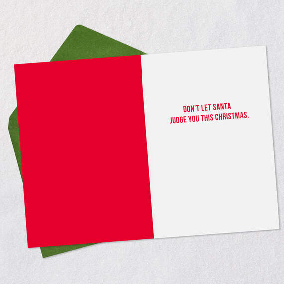 Here's What’s Naughty Funny Christmas Card, , large image number 3