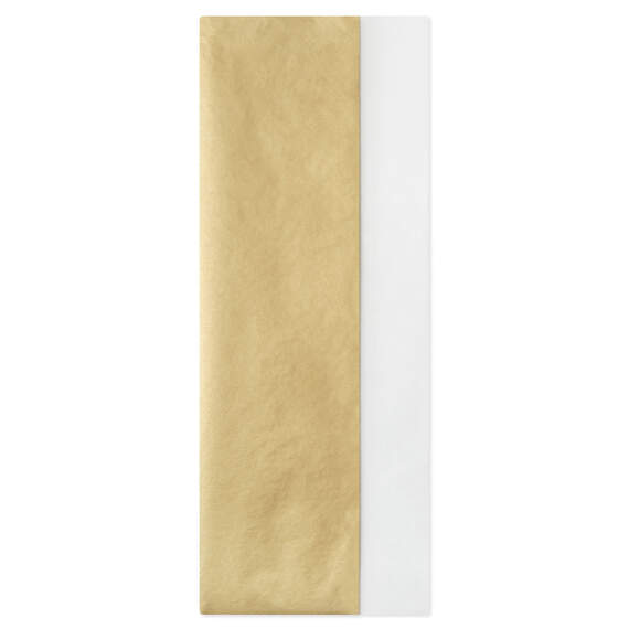 Gold and White 2-Pack Tissue Paper, 6 sheets